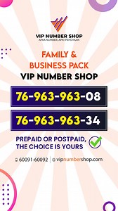 Special VIP numbers for your family and business! Choose from packs of 2 to 9 numbers. . Get it Now or Regret it Later! Hurry Up! WhatsApp: 6009160092 https://rb.gy/ojrwi . For More Information, Visit our Website: https://www.vipnumbershop.com/ . . . . #vipmobile #vipnumber #vipmobilenumber #mobilenumber #number #trending #luxury #celebritynumber #exoticlifestyle #luxurylifestyle #fancymobilenumber #vipnumbershop #exoticmobilenumber #luxurymobilenumber #royaltouch #eliteclub #getfancy #communica