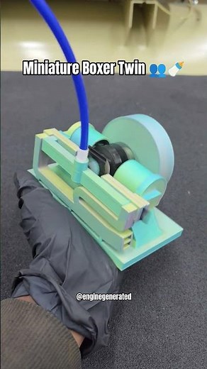 Miniature Boxer Engine Fits In My Hand 🤲🏾⚙️🔥