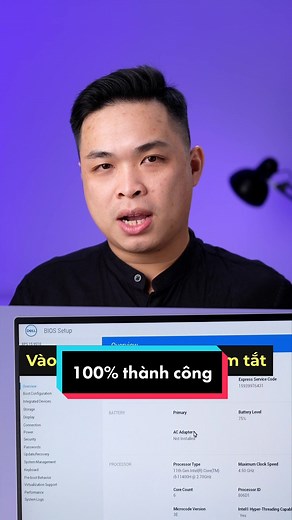 Cách vào BIOS máy tính không cần phím tắt 100% thành công
