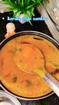 Kerala Style Sambar Recipe #easy #simple #tasty 😋