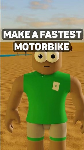 make a fastest motorbike in a desert😂