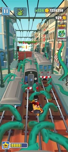 Subway surfers no floor challenge plant invasion gameplay with Horse #subwaysurfers #2026 #shorts