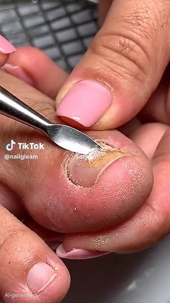 Most satisfying nail cleaning ever!! Real deep nails cleaning ASMR for stress relief #nailcleaning #satisfying #nail #healthy #clean