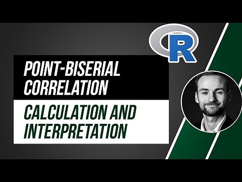Point-biserial correlation in R