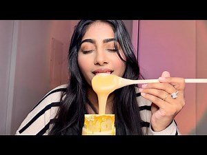 ASMR Honey Scooping 🍯 | Intense Honey Eating Tingles (mouth sounds)