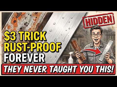 The $3 Trick That Makes Any Metal Rust-Proof Forever — They Never Taught You This!!