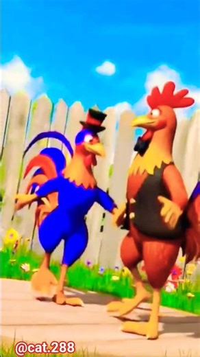 SUPER CUTE CHICKEN DANCE. #chicken#dance #shorts#viral#animals