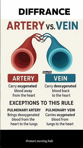 “Arteries carry oxygenated blood… except when they don’t! Pulmonary circulation hits different.”