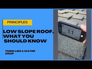 Low Slope Roof Inspection + Handy App for Roof Pitch Measurements!
