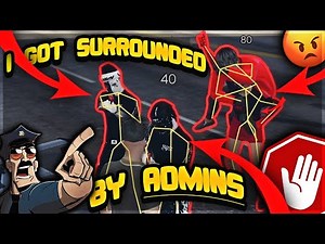 I GOT SURROUNDED BY SERVER ADMINS (GTA 5 RP)