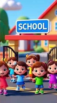 The little yellow school bus rhyme poem#poem #schoolbus #nurseryrhymes #rhymes #rhymesforkids