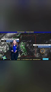 54K views · 1K reactions | October 14, 2025 Weather Update as of 5PM #LPA ##LowPressureArea #Pilipinas #UlatPanahon #Weather | Pinas Weather | Facebook