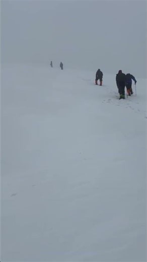 Summit push in extreme bad weather