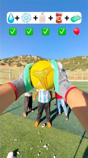 Work gloves challenge 🧤ASMR catching the ball and balloon 🥎🎈#shorts