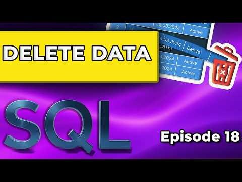 SQL Server: Delete Row from a table | Visual Basic Tutorial #18