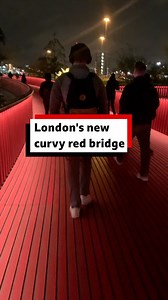 1.2M views · 12K reactions | This new curvy addition to London has popped up in Canada Water. #london #bridge #architecture #londonlife #canadawater #bbcnews | BBC London | Facebook