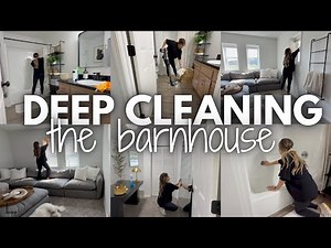 HUGE BARNHOUSE DEEP CLEANING | FALL DEEP CLEAN WITH ME 2025 | FARM DEEP CLEANING MOTIVATION 2025