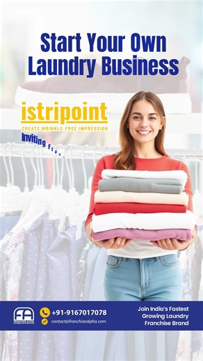 Start Your Own Laundry Business with Istripoint! 🧺 #IstripointFranchise