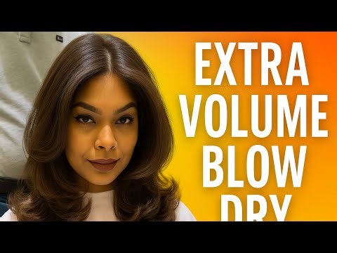 🌟 From Flat to Fabulous! | Big Volume Blow Dry Makeover