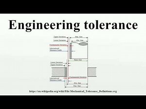 Engineering tolerance