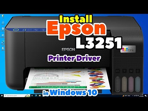 How to Download And Install Epson L3251 Printer Driver in Windows 10 PC or Laptop