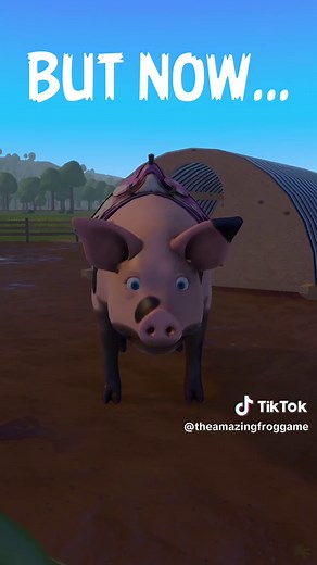 Pig love in Amazing Frog? The pig is your friend- so many pig frog pairings over the years, kermit miss piggy the list goes on #amazingfrog #pig #frog #indiegamesdev #indiegames