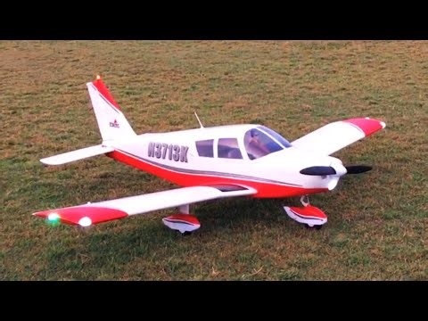 E-flite Cherokee scale 1.3m rc airplane morning flight #rcplane