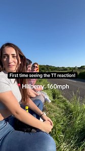 #isleofman #tt #ttraces #reaction My wife’s reaction to seeing it from the hedges!