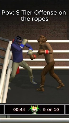 Turned the ropes into a weapon, turned his guard into a target#bksb #bloodyknucklesstreetboxing