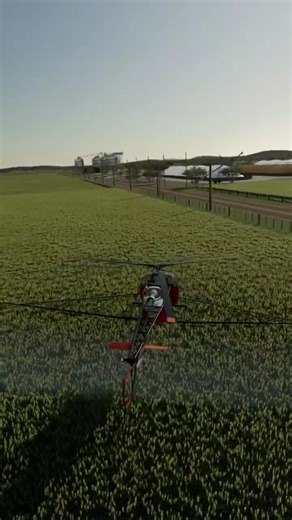 The Fastest Sprayer in the World | Amazing Farming Simulator 22 Helicopter Mod