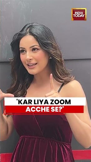 Shehnaaz Gill Viral Moment | “Kar Liya Zoom Acche Se?” Reacts to Paps #shehnaazgill #bollywood