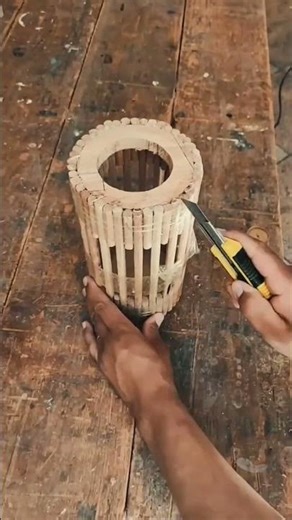 DIY Wooden Lamp | Woodcraft Atelier | Table Lamp | Woodworking Project