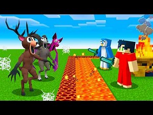 99 NIGHTS IN THE FOREST vs MOST SECURE BASE in MINECRAFT (Can We Survive?)