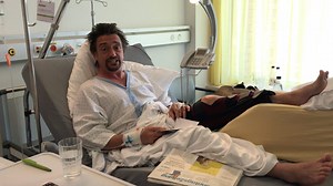 Here's Richard Hammond On His Hospital Bed 'Not Dead,' Post-Crash