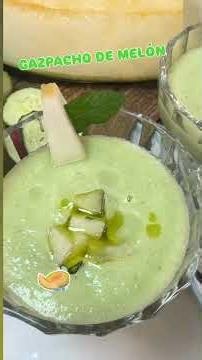 Para invitados imprevistos Gazpacho de melón #gazpachodemelon
