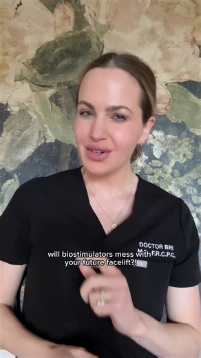Dr. Bri Bentzon on Instagram: "Can biostimulators interfere with future surgery? This question has been circulating widely — but the data tells a very different story. A 2025 review by Shridharani et al. (Aesthetic Surgery Journal Open Forum) evaluated facelift outcomes in patients who had previously undergone minimally invasive treatments, including biostimulatory injectables such as PLLA and hyperdilute CaHA. The key takeaway: when performed correctly — in the right plane, with conservative vo