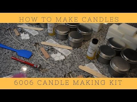 How to make candles with the 6006 candle making kit. Step by step instructions