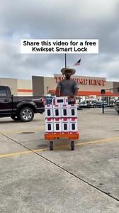 Gave my neighbor a free smart lock—now you can win 1. Comment share! #HomeDepotPartner #THDKwikset | Martha Amalia
