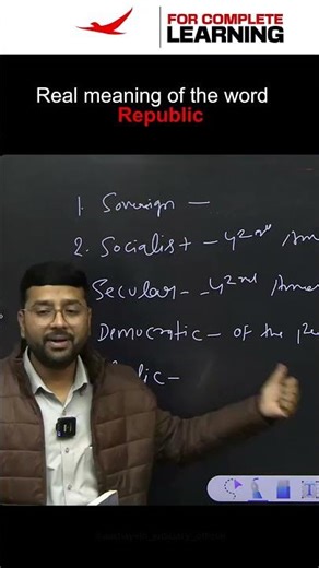 Real Meaning of the Word Republic #republicmeaning #indianconstitution