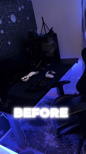 Changing desk formation #fyp #viral #setup #techtok#pc