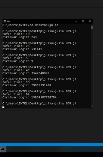 julia | Euler project 'circular logic' | CodeLearning