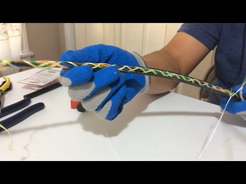 opening a 48 Fiber Cable