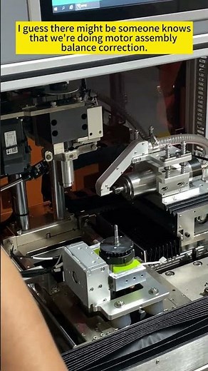 Commissioning of customized motor assembly automatic balancing machine - Zero Dynamic.