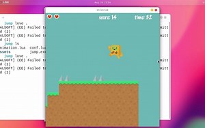 使用love2d开发的平台跳跃游戏