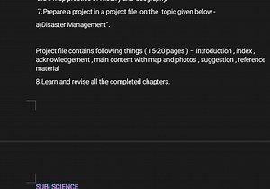 Project on Disaster ManagementRequirements:Project file of 1... | Filo