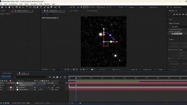 3D Space Particles Tutorial in After Effects | Fictic Editz