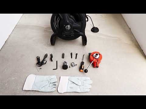 TACKLIFE Electric Drain Auger 75 Ft X 1/2 Inch Drain Cleaner Machine