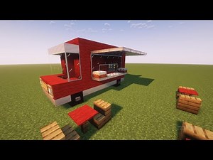 How To Build A Food Truck In Minecraft