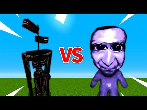 【マイクラ】青鬼 vs サイレンヘッドの最強対決！（モッド ・ いつお ・ まいくら ）