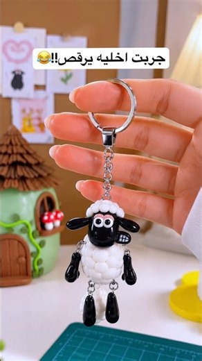 You won't believe it! I made Shaun the Sheep with moving legs out of clay!!😳🐏 #diy #craft #shorts...